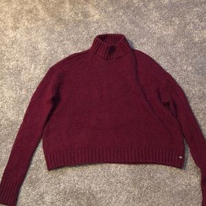 High neck sweater